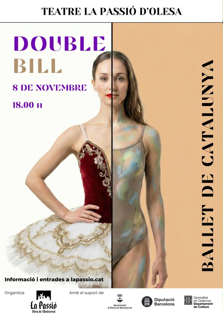 Cartell de l'espectacle de dansa Double Bill
