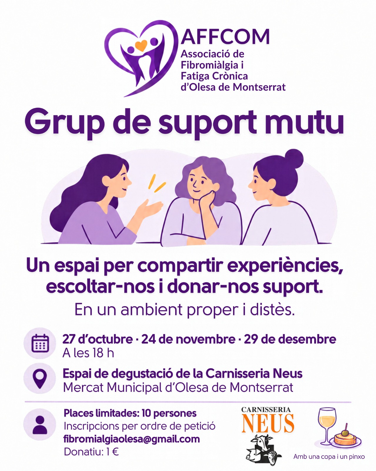 Cartell Grup Fibromialgia octubre 2026