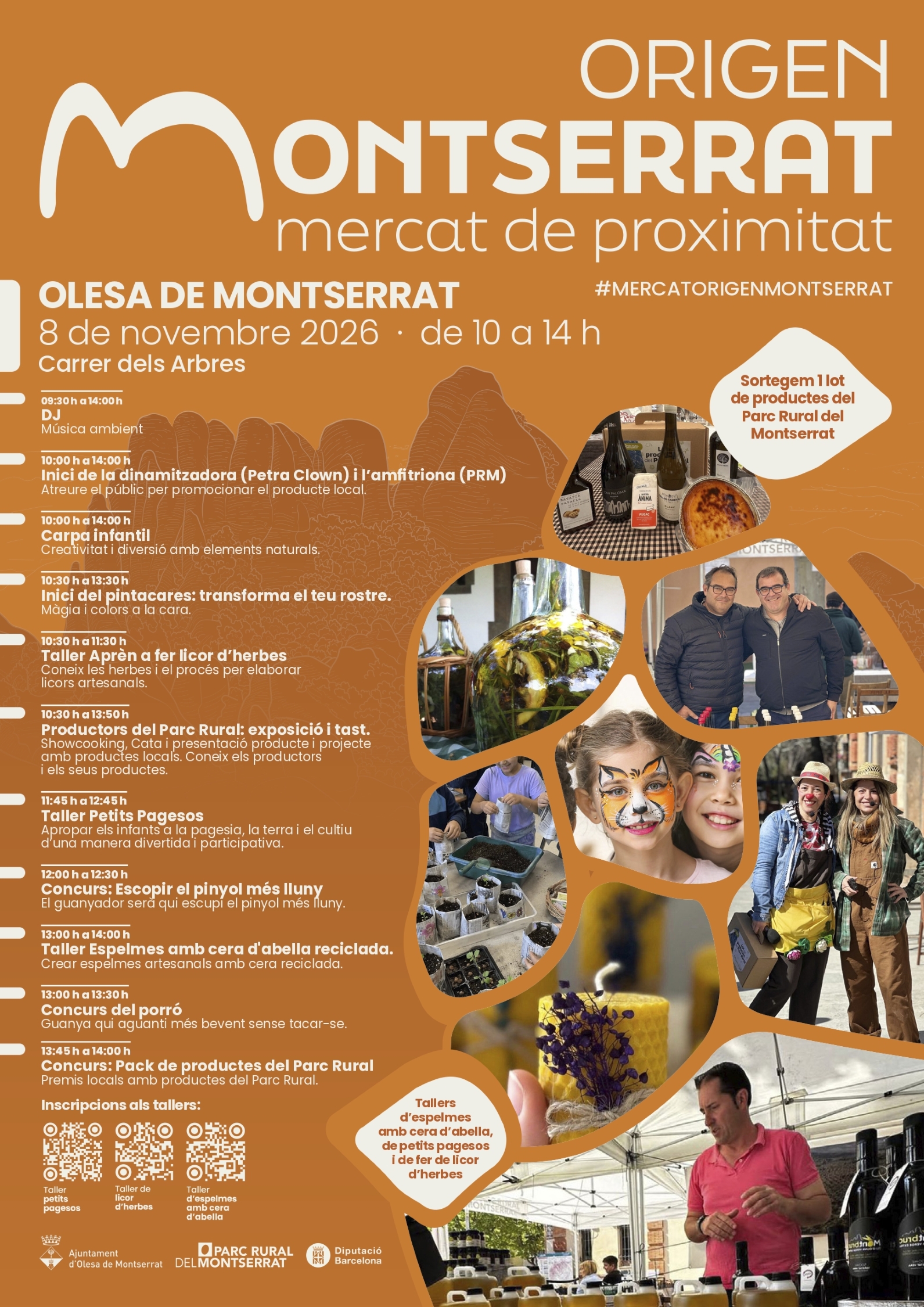 Cartell del Mercat Origen Montserrat de novembre de 2026