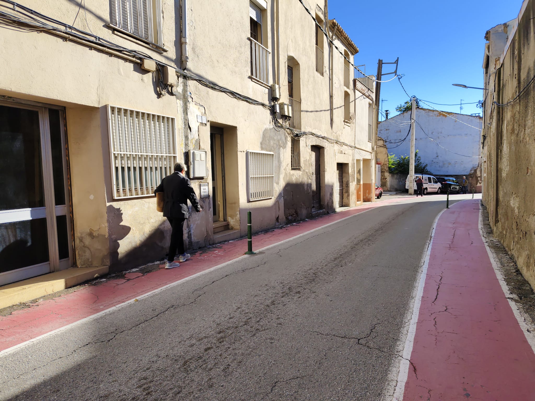 Obres de millora al carrer de les Angelines