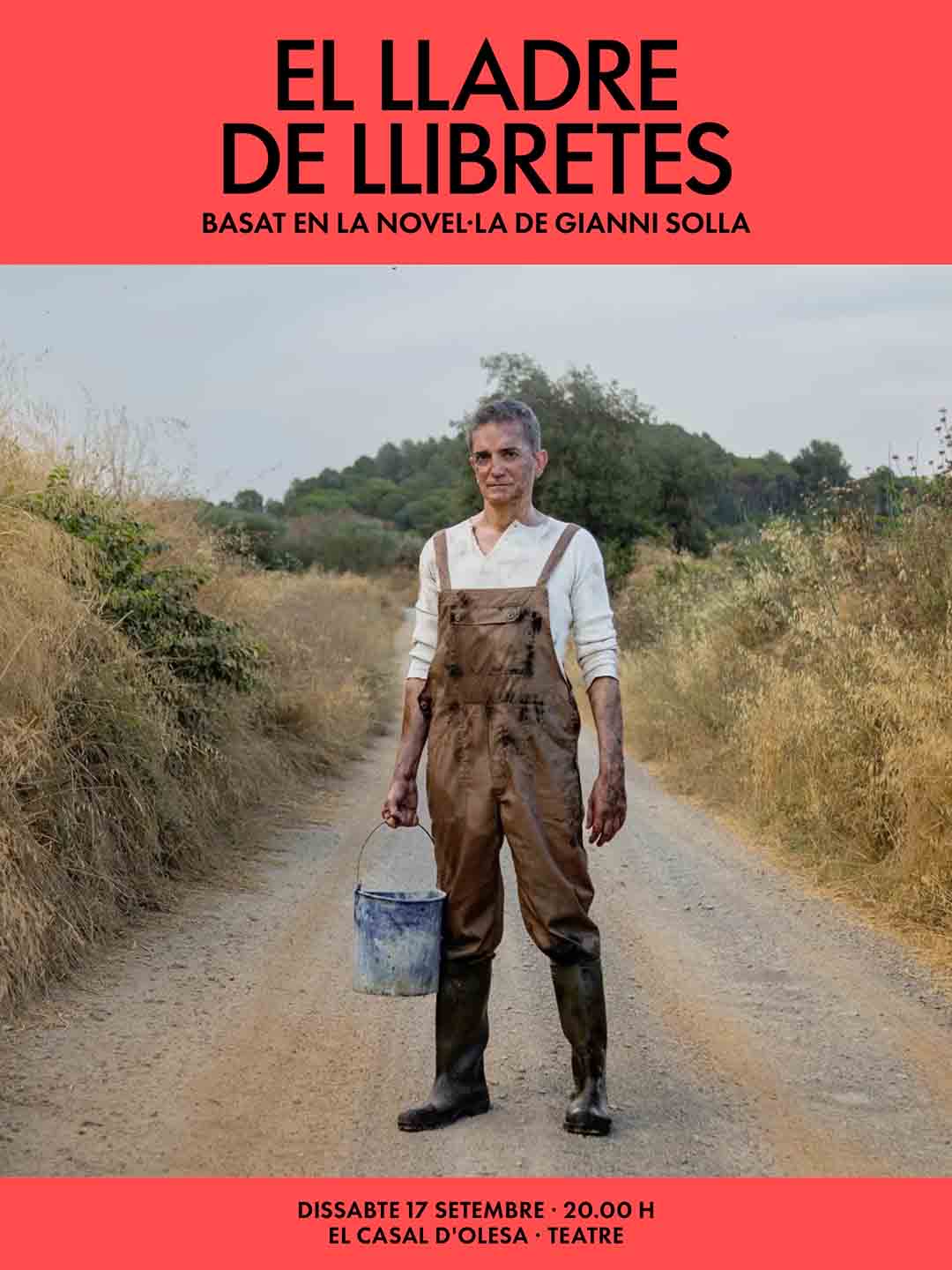 Cartell de l’obra de teatre El lladre de llibretes