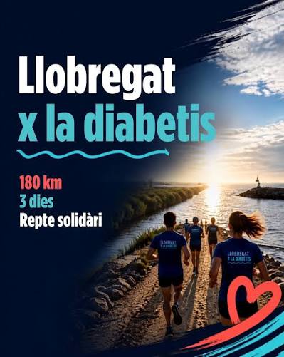 Cartell del projecte solidari Llobregat x la diabetis