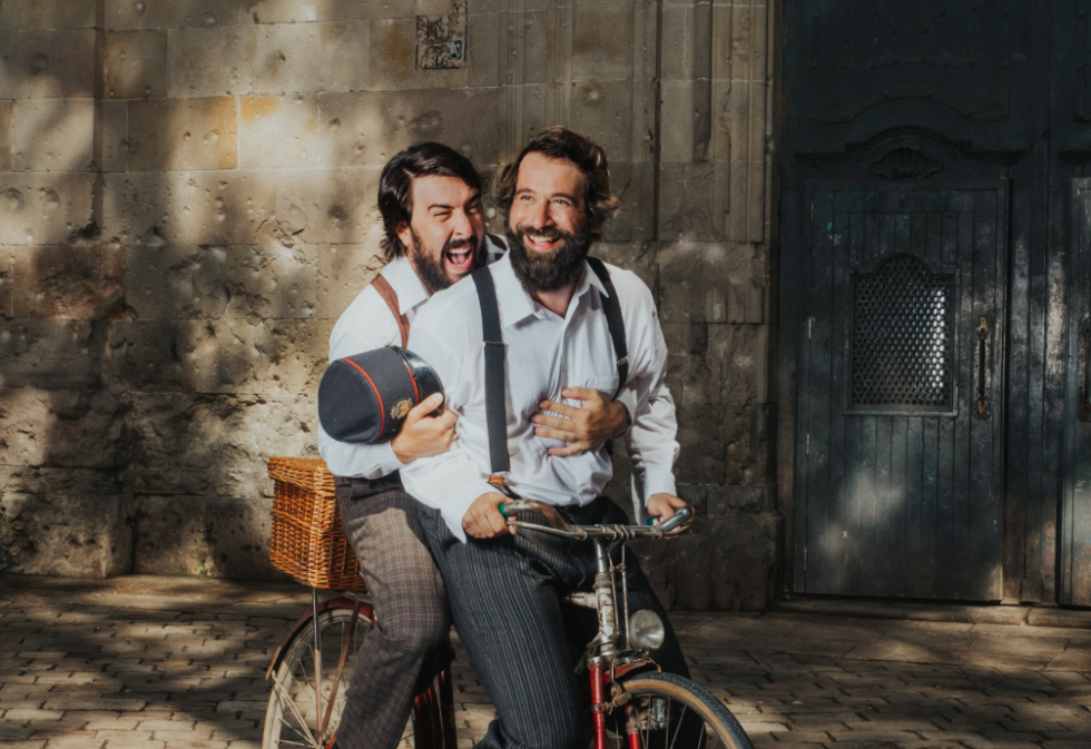 Fotografia promocional de l'obra de teatre El bon policia