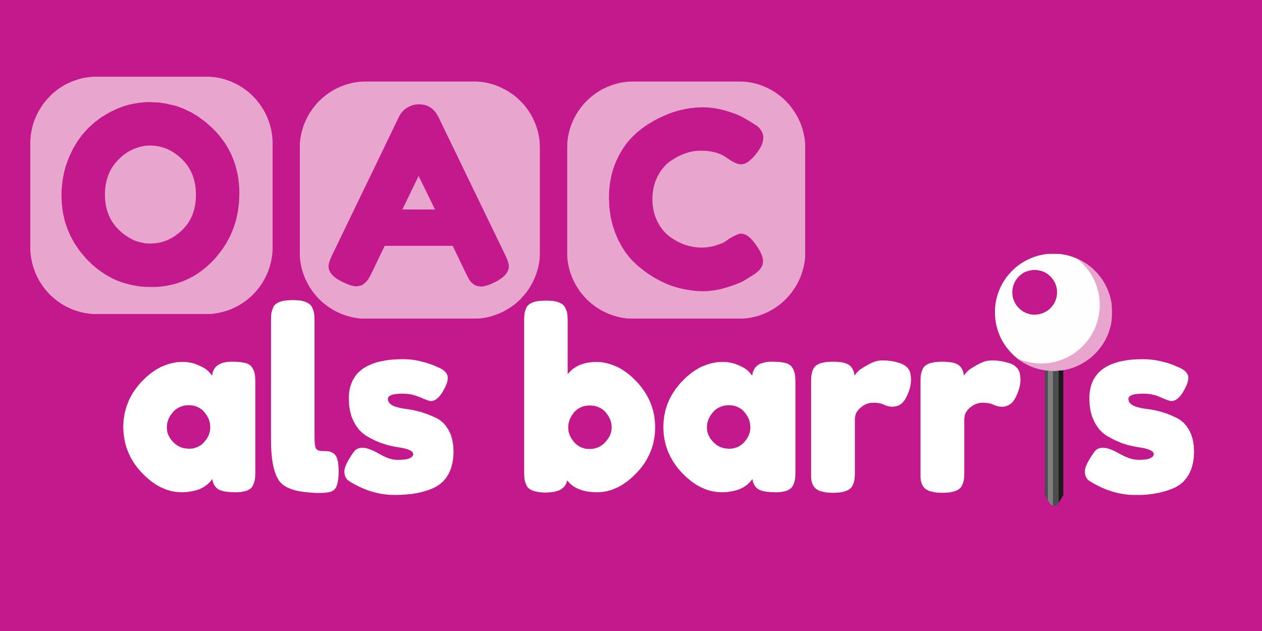 Logo OAC als barris