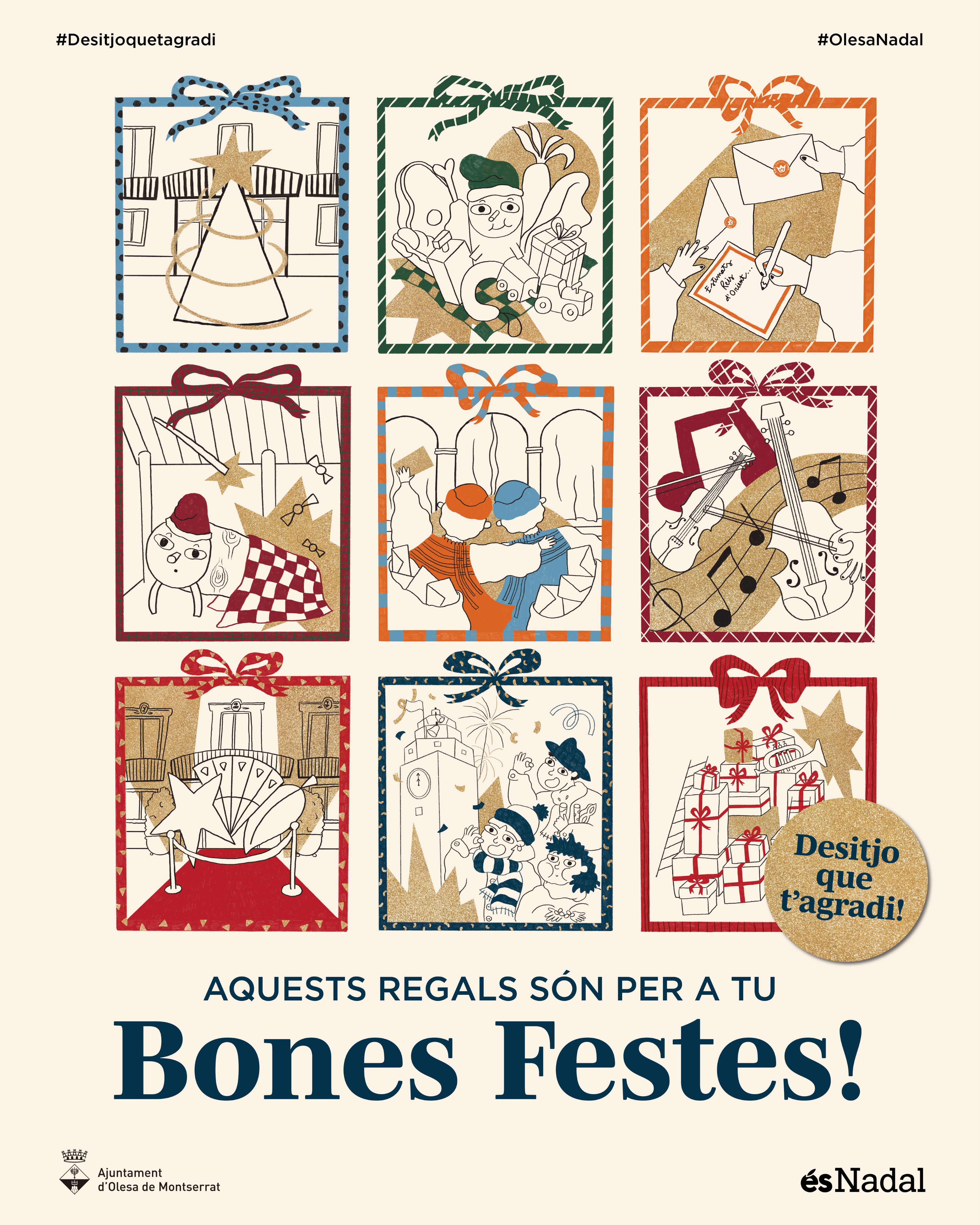 Cartell de les festes de Nadal 2025.