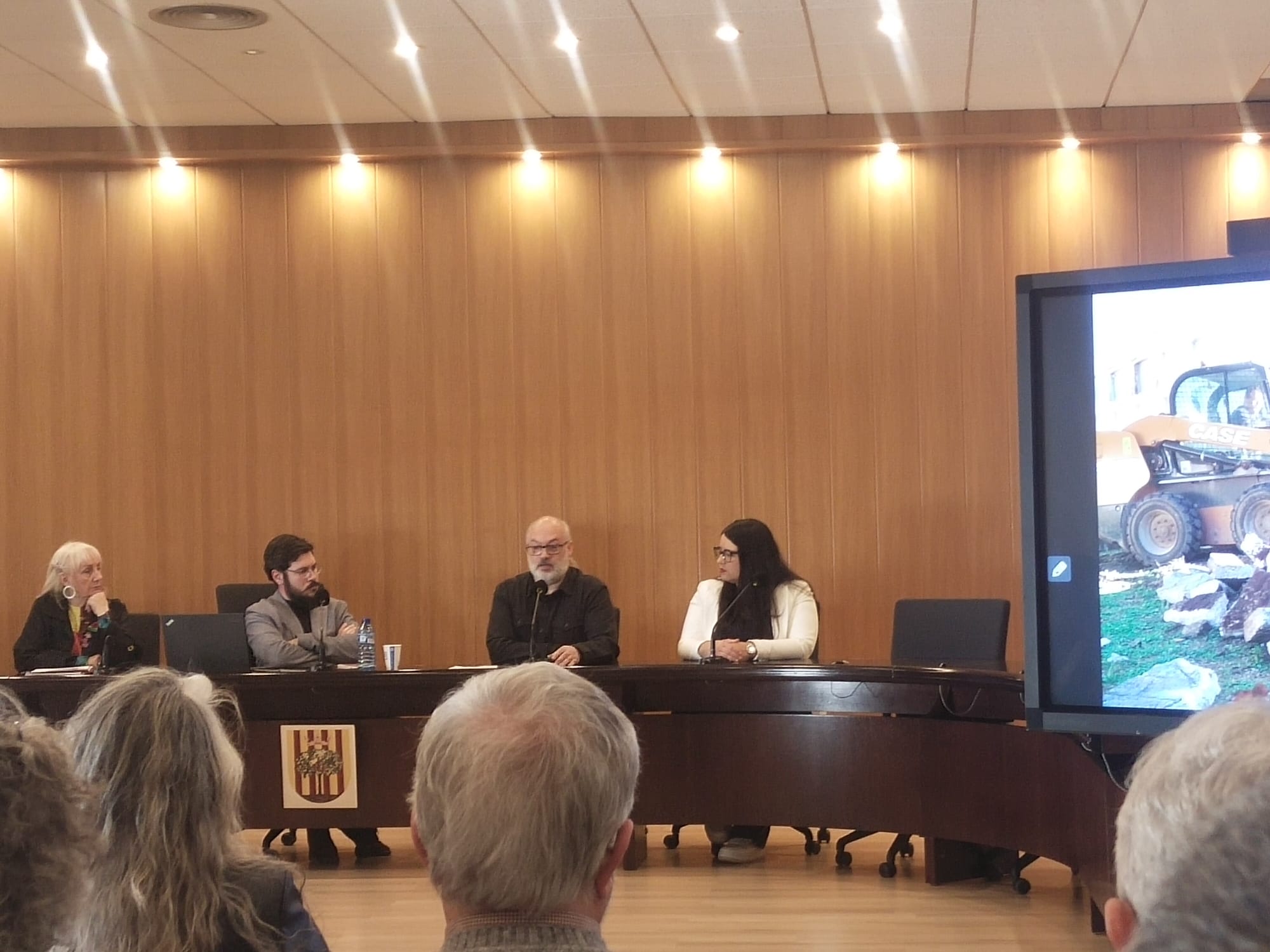 El regidor de Memòria Històrica, Xavier Rota, al Ple de la Xarxa Democràtica del Baix Llobregat